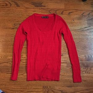 Zara cable knit sweater